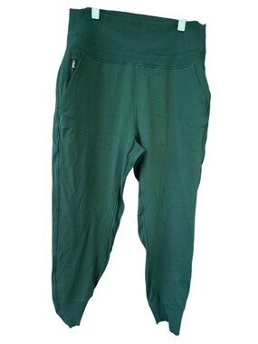 Athleta Medium Venice High Rise Jogger, Pine Green Joggers Active Pants